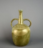 So. Carolina Folk Potter Marjorie Hawthorne 11' Amphora Jar / Vase, 2005