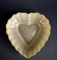 Belleek Ireland Parian China 5” Heart Nut or Candy Dish