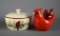 Lenox “Winter Greetings” Covered Bowl & “Winter Greetings” Cardinal Cheese/Dip Bowl w/ Spreaders