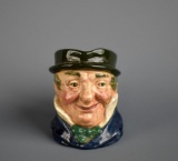 Royal Doulton 3” Dickens Character “Cap'N Cuttle” Toby Mug / Jug