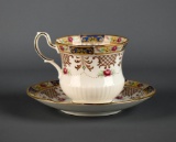 Queen's Rosina China Co “Kenilworth” Fine Bone China Teacup & Saucer, England