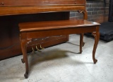 Fine Vintage Everett Queen Anne Style Cherry Piano Bench with Music Storage (Lots 43 & 44 Match)