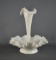 Vintage Fenton “Silver Crest” Single Trumpet Epergne Vase, 12.5”