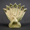 Vintage Royal Haeger King Size 14.5” Peacock Fan Vase