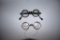 Two Pair of Old Round Lens Eye Glass Frames