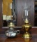 Lot of Two Vintage Oil Lamps