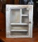 Old White Painted Wall Hung Medicine Cabinet