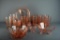 Collection of 21 Pieces of Pink & Elegant Depression Glass: Fostoria, Hazel Atlas, Others