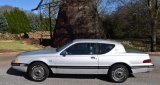Silver 1988 Mercury Cougar LS 5.0 L 8Cyl Motor, Only 52,229 Miles