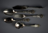 Set 5 Pieces WM Roger & Sons Antique Silverware