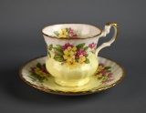 English Royal Dover Bone China, Cup and Saucer