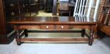 Vintage William Fetner Knotty Pine Rectangular Coffee Table