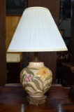 Floral Decorated Table Lamp