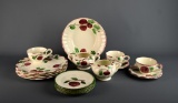 Blue Ridge Southern Potteries Inc. 18 Pieces of “Crab Apple” & “Quaker Apple” Patterns