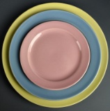 Taylor Smith & Taylor Lu-Ray Pastels Earthenware Dishes 23 Pieces, USA