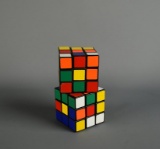 Pair of Vintage Original Rubik's Cube Games