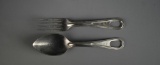 Vintage US Army Fork & Spoon