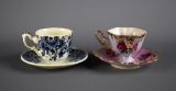 Two Collectible Cups and Saucers