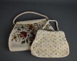 Lot of Two Vintage Beaded Purses