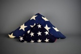 Two Cloth U.S. Fifty Star Flags