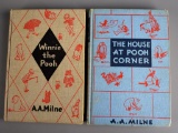 1960s Vintage Printings of Winnie The Pooh & The House at Pooh Corner by A.A. Milne