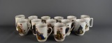 Lot of Norman Rockwell Museum Mugs (8) and Other (5)