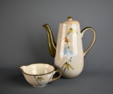 Mid-Century Fun Crest Ware Coffeepot and Creamer