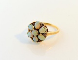 Opal and 10K Rose Gold Ring, Size 6