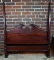 Vintage Four Poster Full Size Mahogany Bed Frame