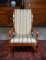 Vintage Cherry Rocking Chair, Clean Upholstery