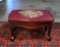 Small Footstool with Needlework Seat