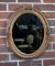 Vintage Oval Giltwood Wall Mirror