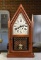 New England Clock Co. Eight Day Pendulum Gothic Steeple Mantle Clock (#NE 2126)