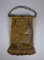 Antique Metal Mesh Gold Tone Frame Handbag with Fringe, France