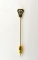 Vintage 10K Gold Stick Pin with Small Spinel Stone, 2.5” L