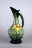 Roseville Green “Zephyr” #23 Art Pottery 10” Pitcher, USA