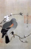 Poster Print of “Bird on a Flowering Branch” Art, Attr, to Emperor Hui Tsung, Chinese 1082-1135