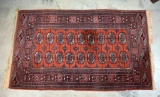 Persian Bokhara Handknotted Wool Rug