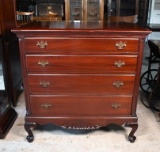 Vintage Hathaway Furniture Four Drawer Cherry Chest, New York