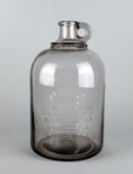 Antique Southern Sprinkle Whiskey One Gallon Glass Bottle Listing Jacksonville, Pensacola & Monroe