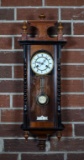 Antique Walnut Case German Regulator Clock
