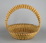 Charleston Sweet Grass Basket II with Handle, South Carolina