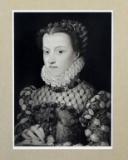 Print of Francois Clouet “Elizabeth...” in Contemporary Gilded Wood Frame