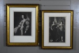 Pair of Anthony van Dyck Prints in Gilded Wood Frames from Vanderbilt Estate