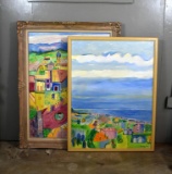 McKendree Evans (XX-XXI) Two Oil on Canvas Paintings, Signed Lower Right