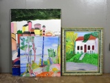 McKendree Evans (XX-XXI) Three Oil on Canvas Paintings, Unsigned