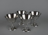 Set of 4 William Manchester Sterling Silver Fruit Compote Bowls