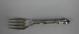 Antique German Continental Silver Fish/Meat Serving Fork, 9” L