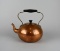 Vintage Copper & Brass Teapot with Rustic Handle