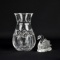 Waterford 4.25” Signed Crystal Vase (1997) & Holiday “Seven Swans Swimming” Ornament (2001)